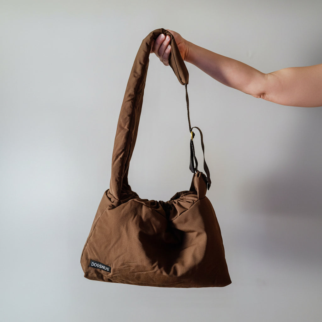 Air Dog Carier in Chocolate Brown Ripstop