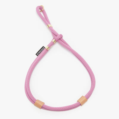 Dog rope harness in pink