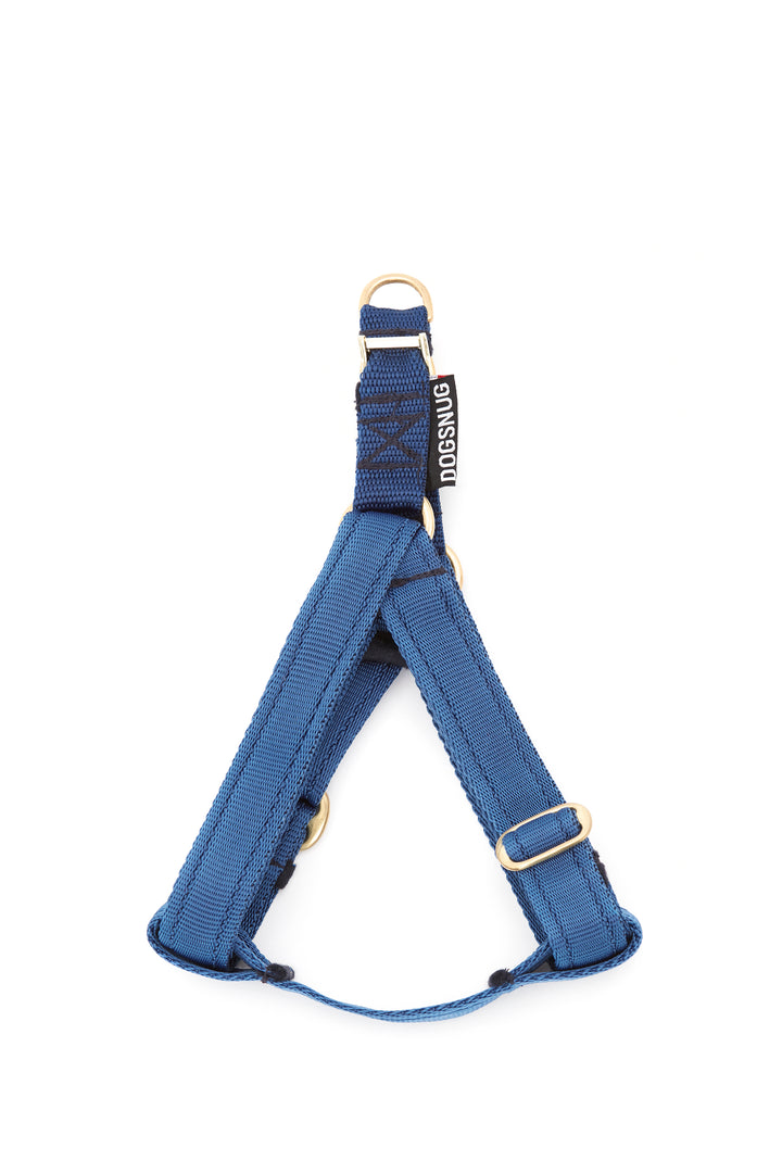 Adjustable Step In Harness Webbing in Navy Blue