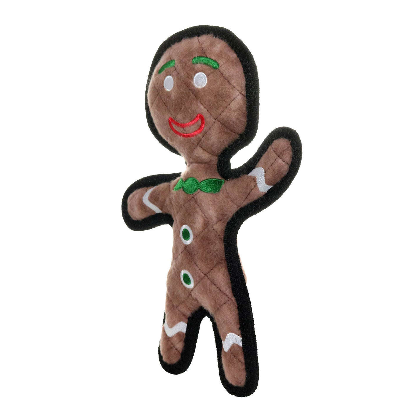 Tuffy Gingerbread Man - Christmas, Durable, Squeaky Dog Toy